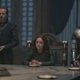 Rhys Ifans, Olivia Cooke, and Fabian Frankel in House Of The Dragon